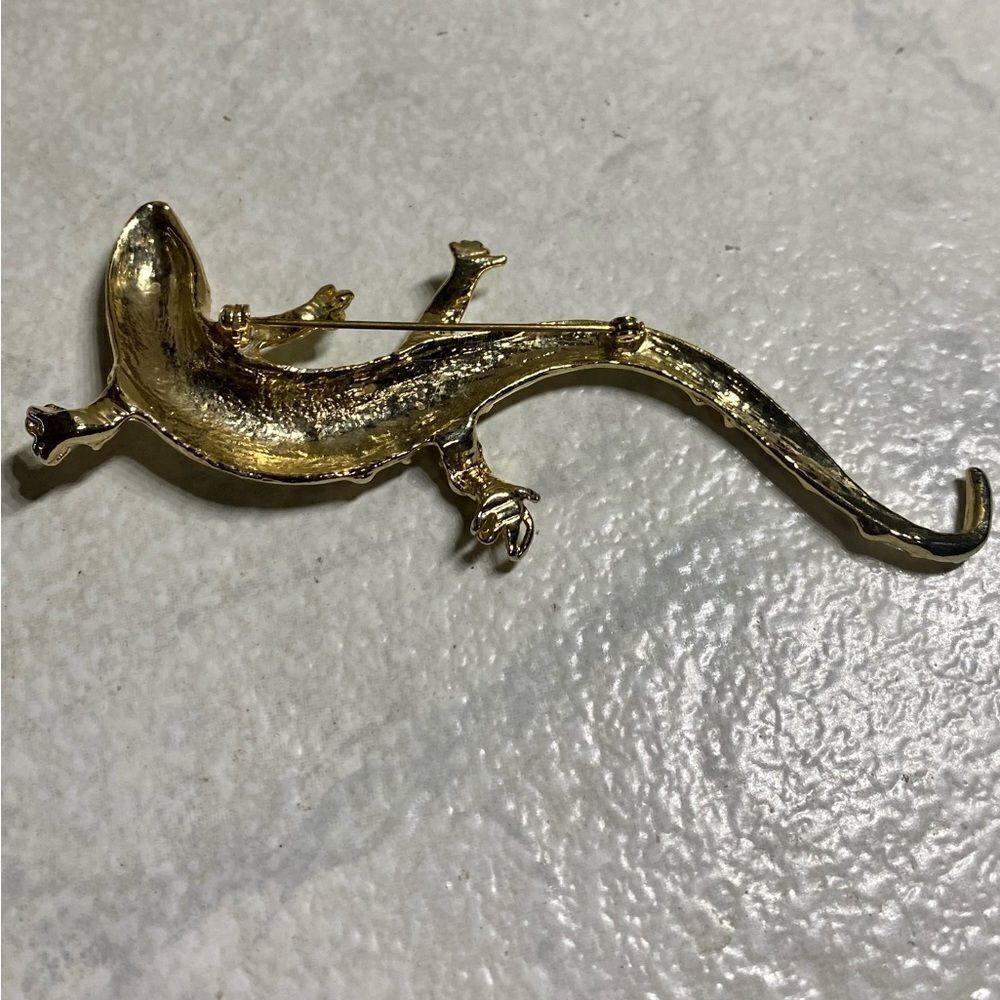 VINTAGE Lizard Brooch - Picture 2 of 2